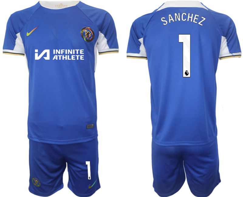 Men 2023-2024 Club Chelsea FC home blue 1 Soccer Jersey